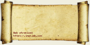 Jasmina Prokić vizit kartica